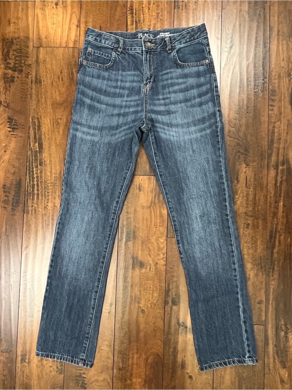 CHILDREN’S PLACE Boys Straight Leg Jeans 100% Cotton Medium Wash Size 16